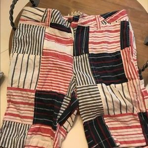 Madras Plaid Linen Shorts